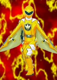 power rangers dino jaune